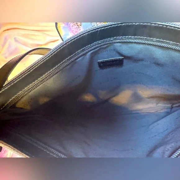 BVLGARI Monogram Canvas Crossbody Bag Rare Vintage 2000s Pristine AUTHENTIC - Picture 11 of 14